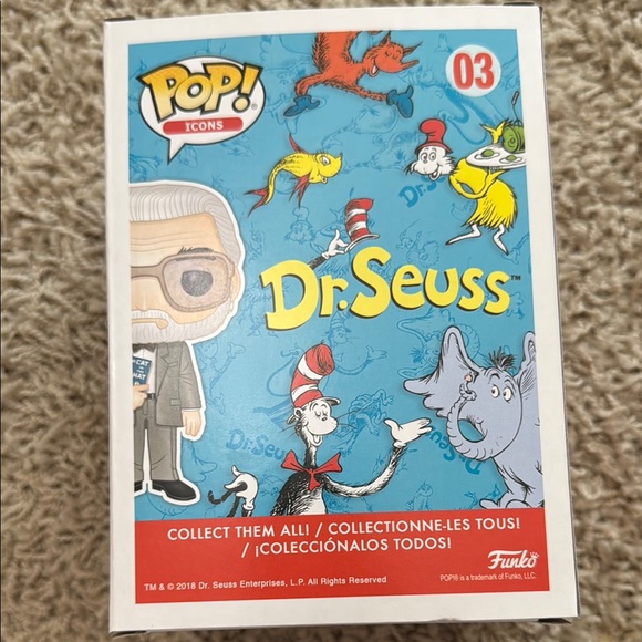 NIB Funko Dr. Seuss Vinyl Figure with Gray Suit (03) - Picture 3 of 6